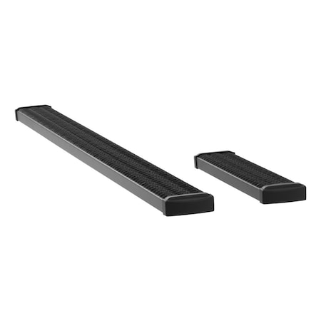 Luverne Truck Equipment GRIP STEP 7IN RUNNING BOARDS BLACK TEXTURED POWDER COAT 415100-401164
